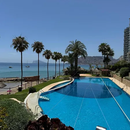 Apartment Beachfront With Xxl Terrace & Pool, Calpe Ifach